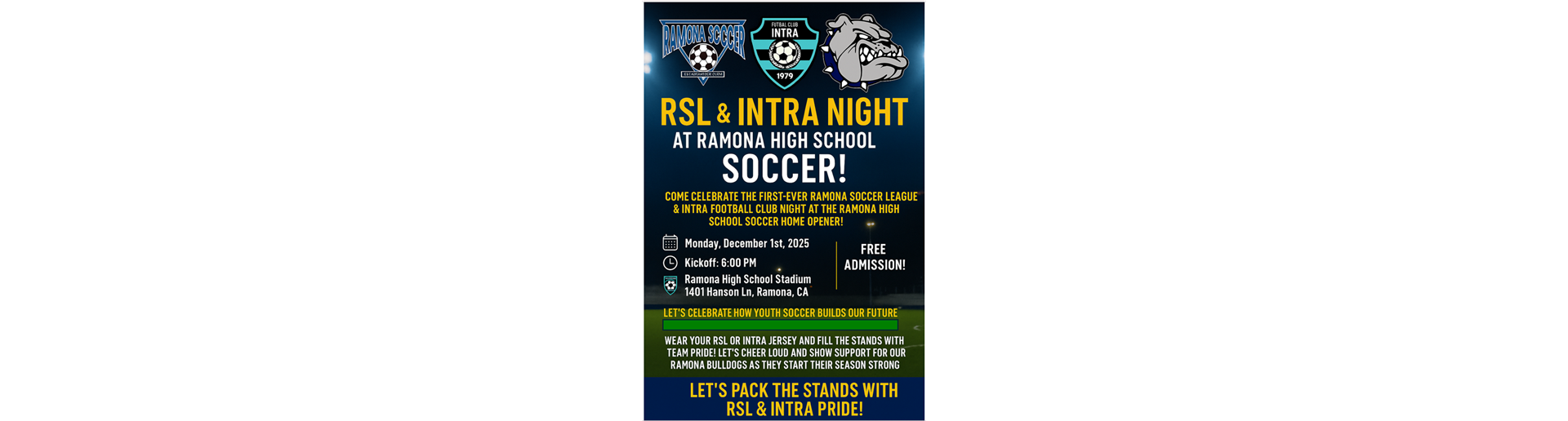 RSL & Intra Night at RHS 2025