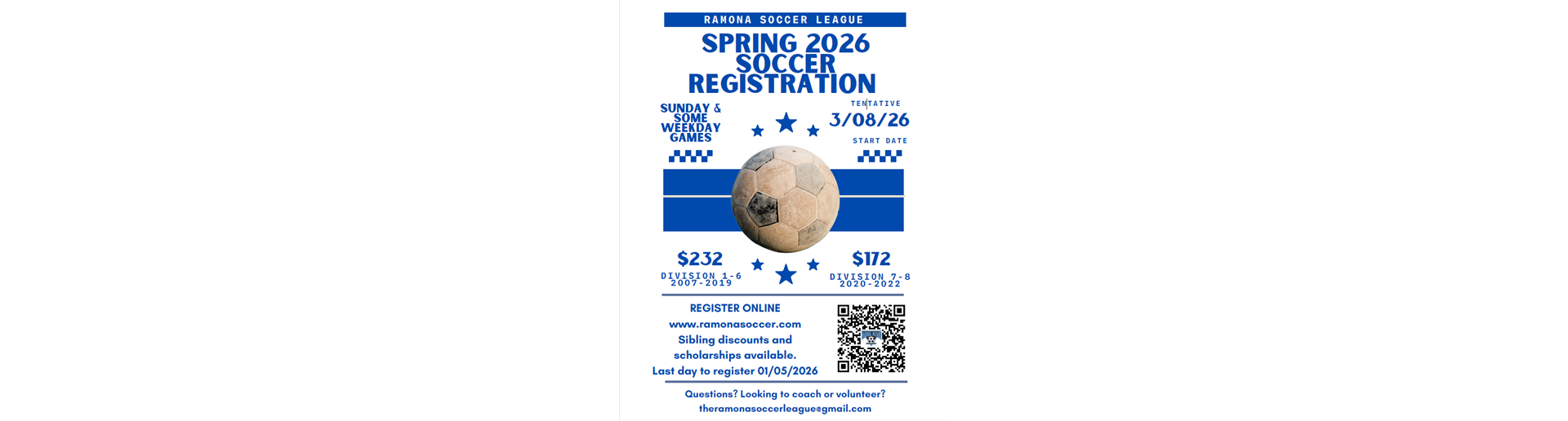Spring 2026 Registration