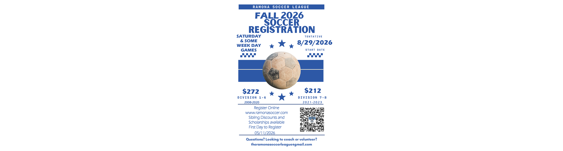 Fall 2026 Registration